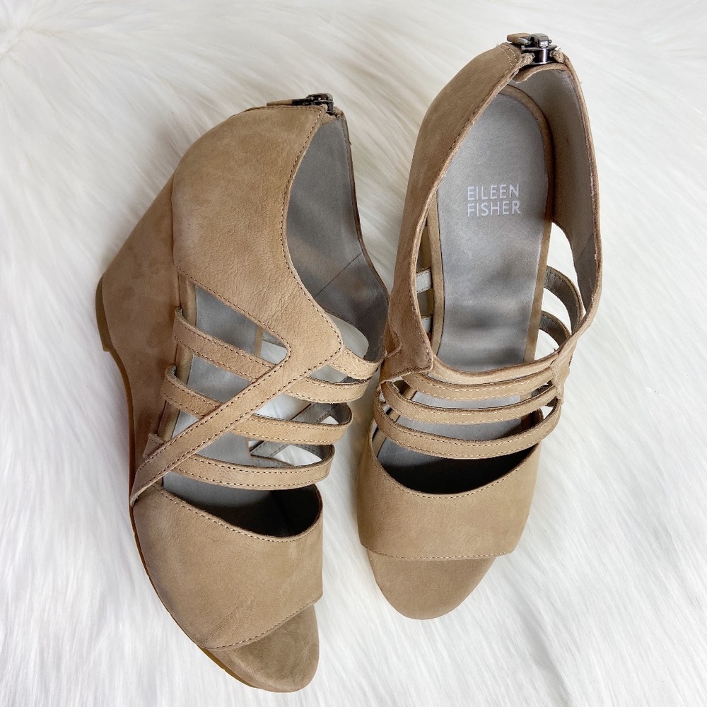 NEW Eileen Fisher Wedge Sandal